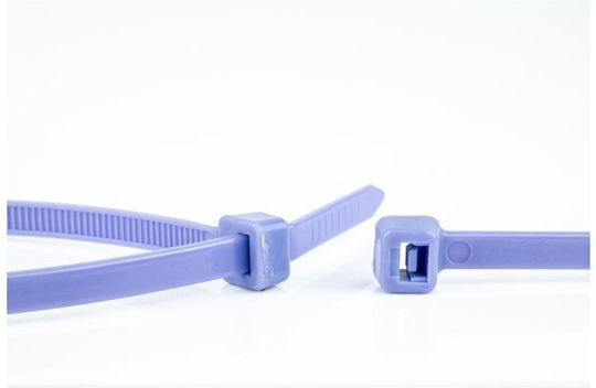 WKK Plastic Cable Ties In Purple Colour Quantity 100pcs 110196771