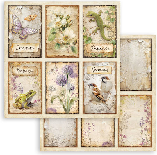 Χαρτιά Scrapbooking 10τεμ 30.5×30.5cm Stamperia All Around