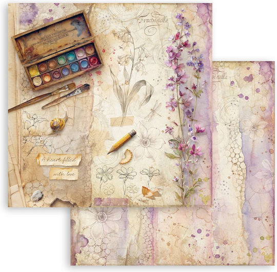 Χαρτιά Scrapbooking 10τεμ 30.5×30.5cm Stamperia All Around