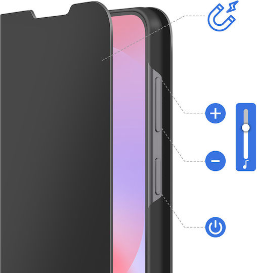 Samsung Case Galaxy A37 Flip Wallet Edition Card Slots Black