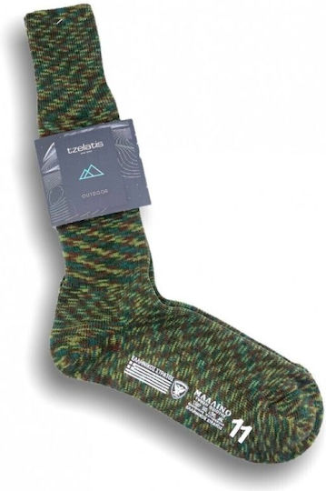 Tzelatis Tzelatis Jagdsocken Aus Wolle In Khaki Farbe