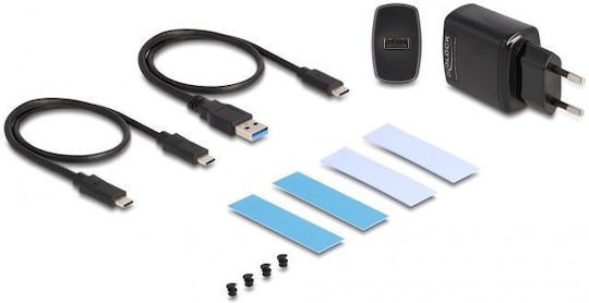 DeLock Θήκη για Σκληρό Δίσκο M.2 SATA III NVME με σύνδεση USB 3.2 Type-C
