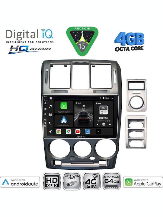 Digital IQ Car Audio System for Hyundai i20 / Bayon 2020 (Bluetooth/USB/WiFi/GPS/Apple CarPlay/Android Auto) with 10" Touch Screen