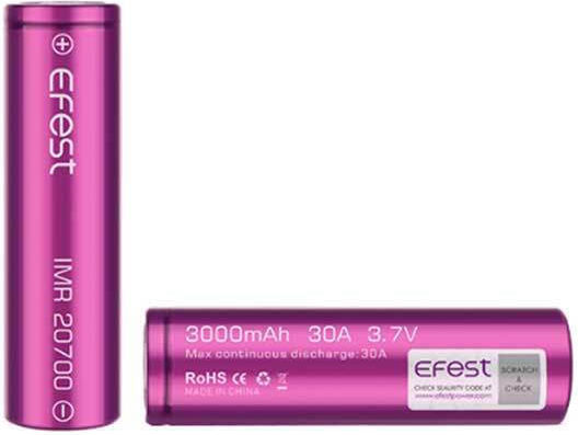 Efest Efest Wiederaufladbare Batterie 20700 3000mAh 3.7V 1 Stück
