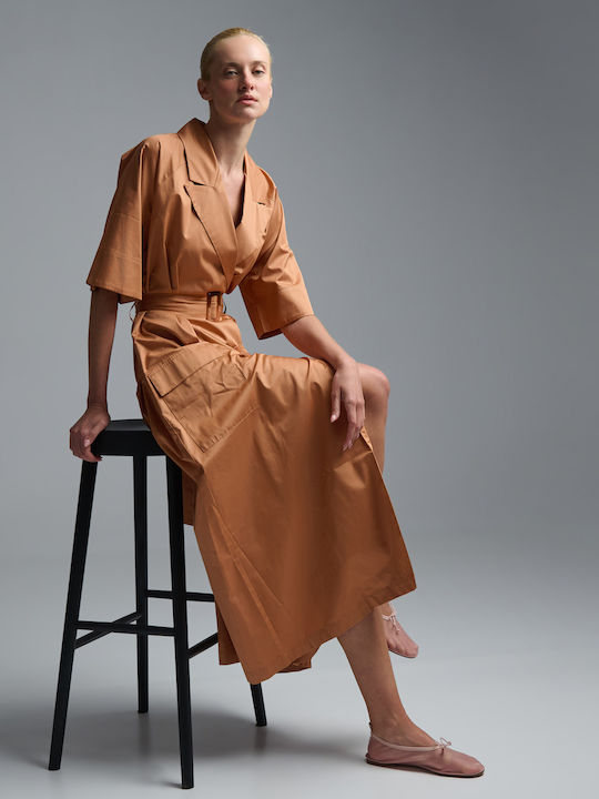 Maxi Φόρεμα Nude