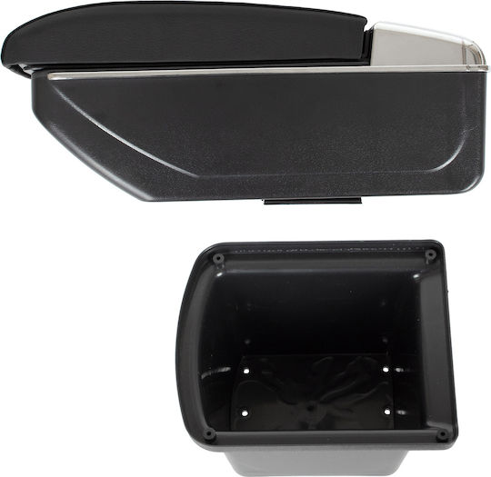 Hyundai I30 I 07-12 Armrest Storage Black Eco-leather + Installation Kit