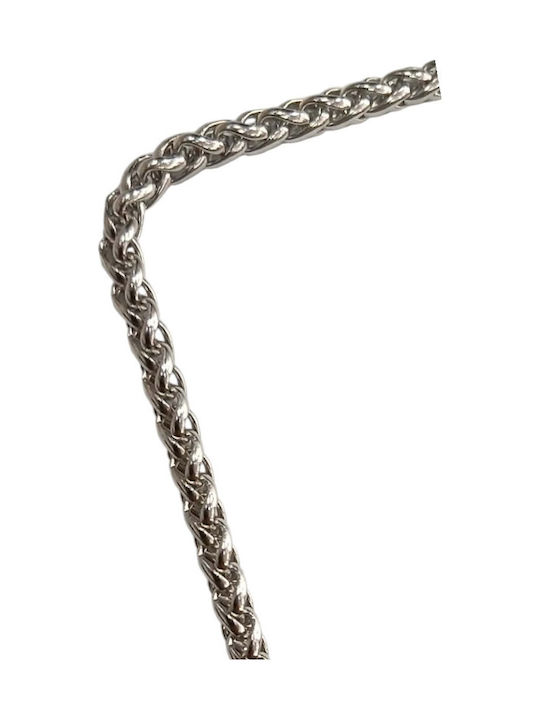 Kalliopi Silver Κολιέ από Ατσάλι