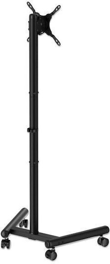 Manhattan 462464 Βάση Τηλεόρασης Δαπέδου έως 50" και 35kg Μαύρο