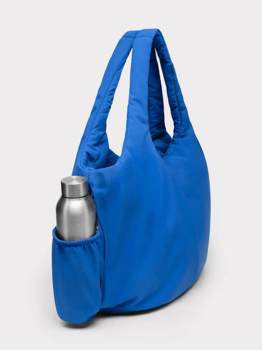 Geantă Shopper De Umăr Albastră Pentru Damă
