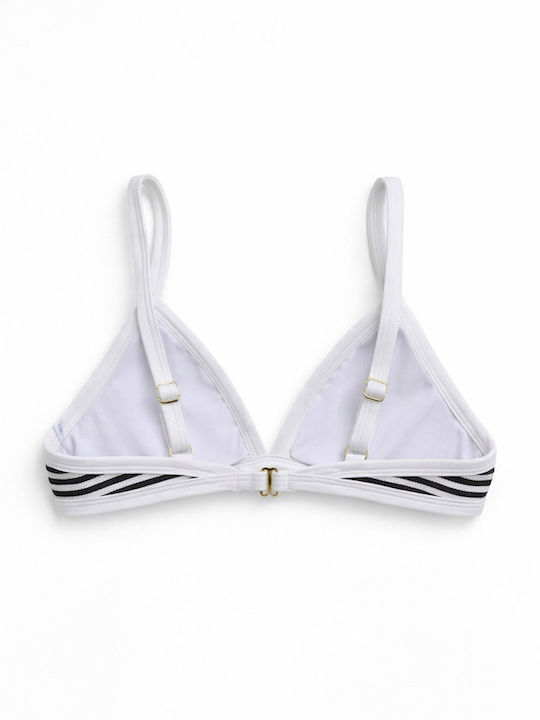 Bikini Triangle With Padding White