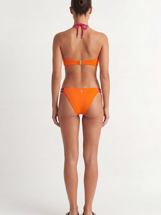 Bikini Τριγωνάκι με Ενίσχυση Πορτοκαλί