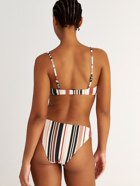 Top Bikini cu Burete Alb