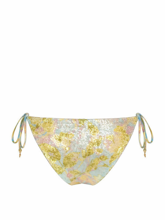 Bikini Slip with Laces Yellow