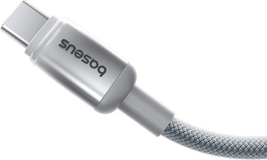 Baseus USB 2.0 Кабел USB-C Мъжки - USB-A 100W Сребрист 1m E0420802