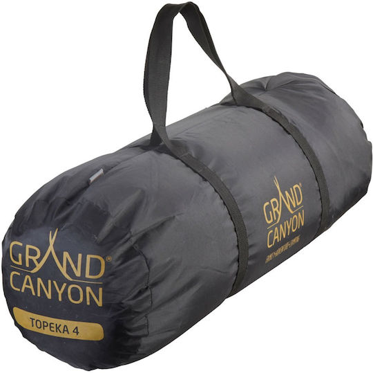 Grand Canyon Къмпинг Сцена Igloo Сива с Двойна Плат 4 Сезона за 4 Човека 310x285x135см