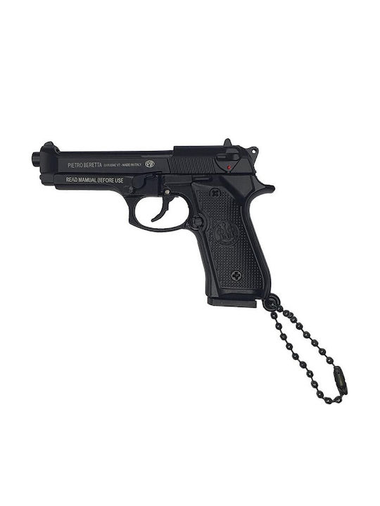 Beretta M92 A1 Черен Пълен Металик Ключодържател Черен