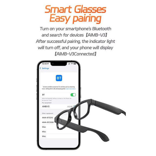 TBD0606280501A Smart Glasses Blue