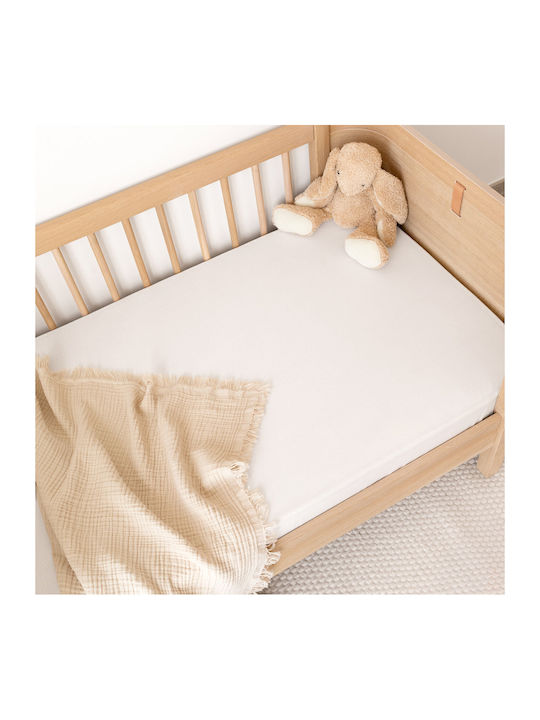 Bemini Nursery Swaddling Blanket Cotton Beige 80x100cm