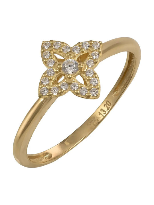 Damentagerring Gold 14K