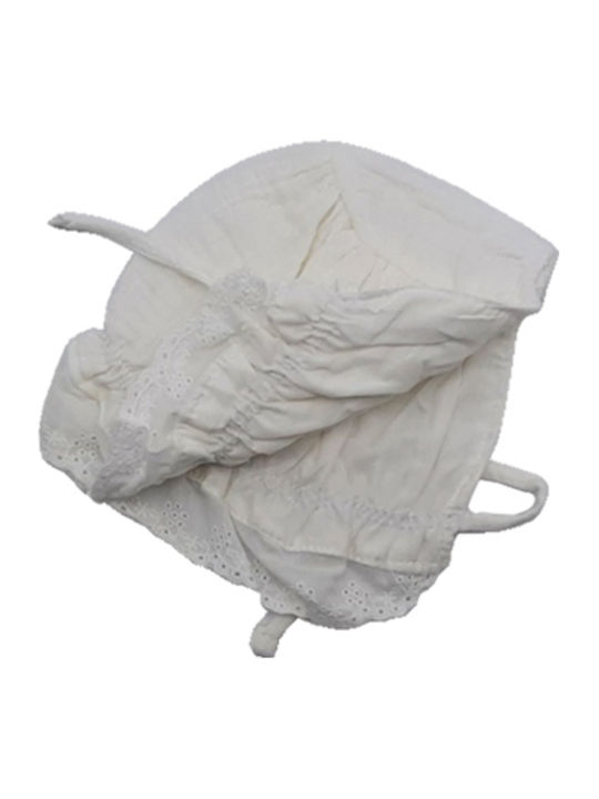 Brims and Trims Kids' Fabric White Hat 2495B