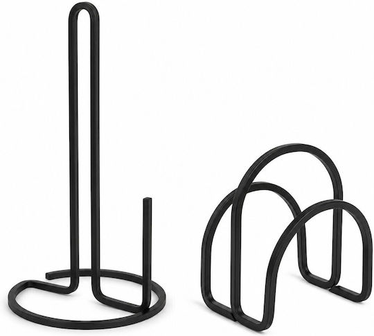 Umbra Metallic Transparent Paper Towel Holder S1004