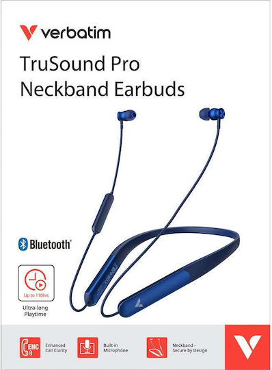 Verbatim TruSound Pro In-Ear Bluetooth Kopfhörer Blau