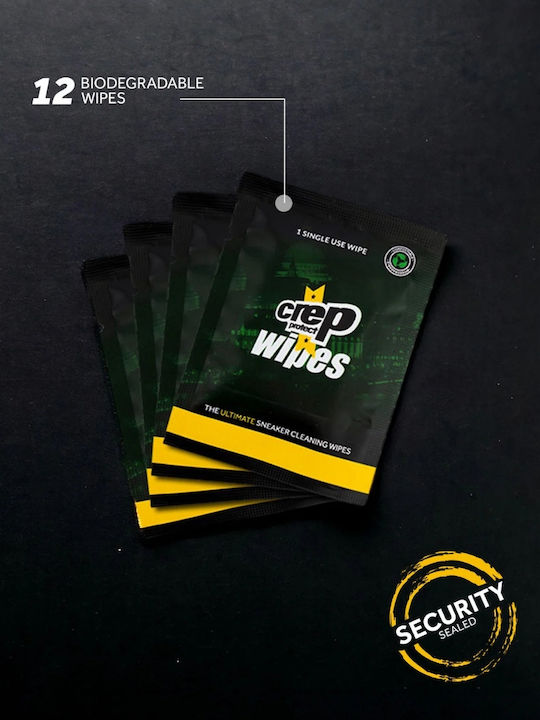 Crep Protect Wipes Καθαριστικό Παπουτσιών 12τμχ