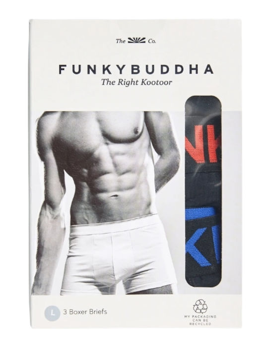 Men's Boxers Black 3 Pack