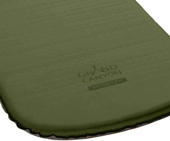 Grand Canyon Hattan Αυτοφούσκωτο Ημίδιπλο Υπόστρωμα Camping 75x75cm Πράσινο