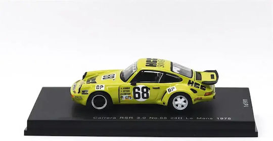 Model Mașină Porsche 911 Carrera RSR 3.0 Nr 68 24 Orele De Le Mans 1975 Scara 1:64 Spark