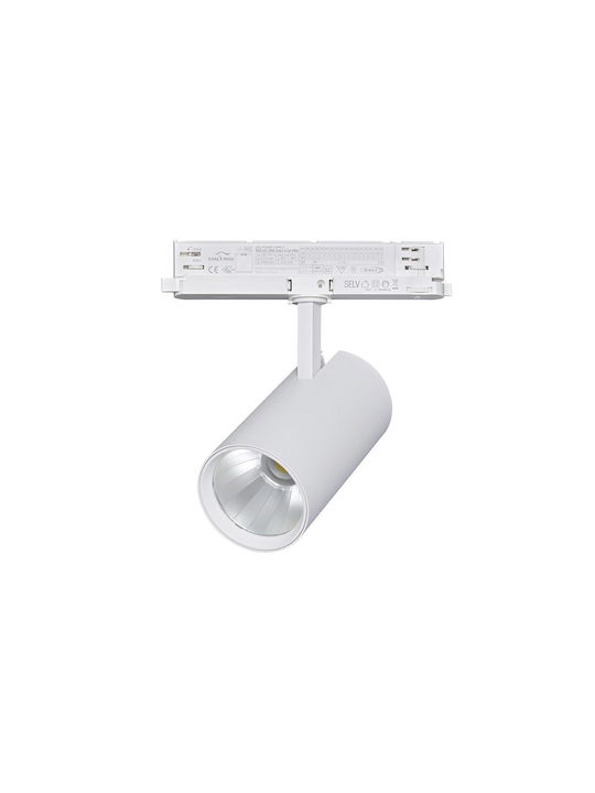 VK Lighting White LED Pendant Ceiling Light with Warm White Light Rail 8.5x36x16.5cm
