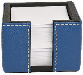 Bagcity Würfel Notizblöcke Blau Royal Leder 10mfbt08 1008-23