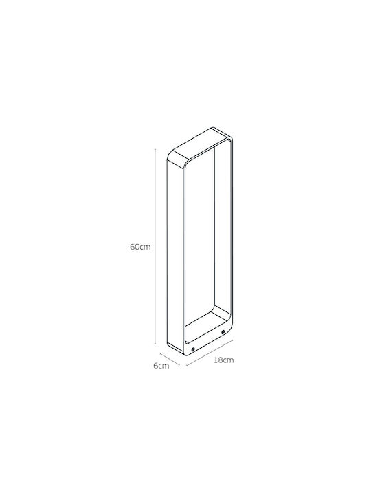 VK Lighting Φωτιστικό Τοίχου LED Μαύρο 60εκ. VK Lighting Φωτιστικό Τοίχου LED Μαύρο 60εκ.
