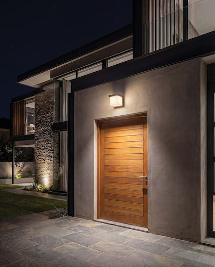 VK Lighting Επιτοίχιο Εξωτερικό Φωτιστικό LED IP65 με Θερμό Λευκό Φως