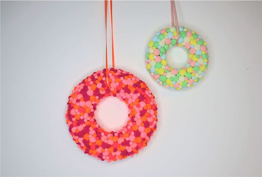 Set 500 Pom Pom Crafts Pastel Felt Look Large 20007 Lulubug Handmade