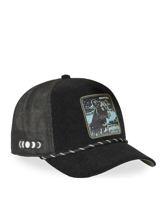 Capslab Premium Trucker Jockey Snapback Cl-bea3-1-pct-nigb Black