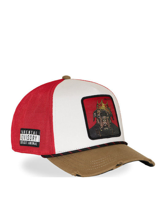 Capslab Trucker Καπέλο Snapback Cl-hip-1-pct-bigb Κόκκινο