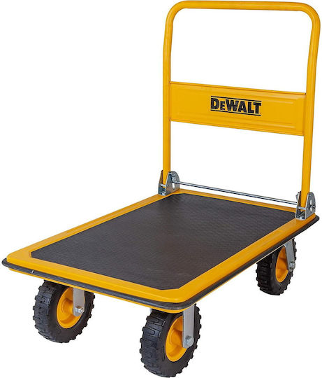 Dewalt Количка за платформа PC-504 за товар с тегло до 300кг в Жълт Цвят