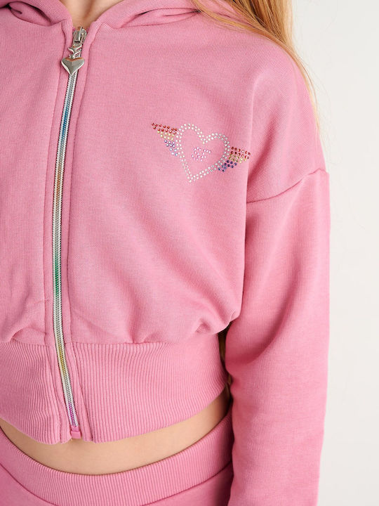 Kids Sweatpants Set Pink