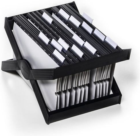 Durable Κουτί Αρχειοθέτησης Κρεμαστών Φακέλων 36.2x32x26εκ. Γκρι