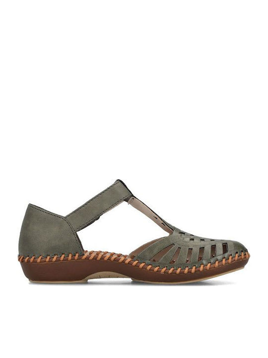 Leather Women's Anatomic Khaki Sandals