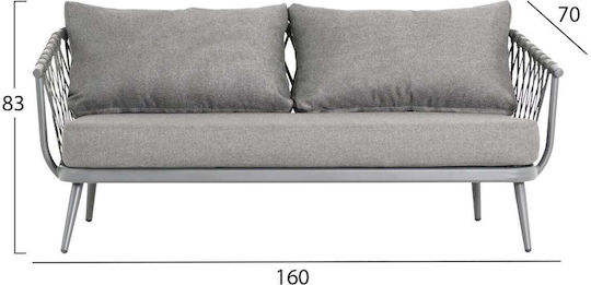 Garten- und Outdoor-Möbelsets Wohnzimmer Typsatz 4 Stück Grau Garten- und Outdoor-Möbelsets Wohnzimmer Typsatz 4 Stück Grau