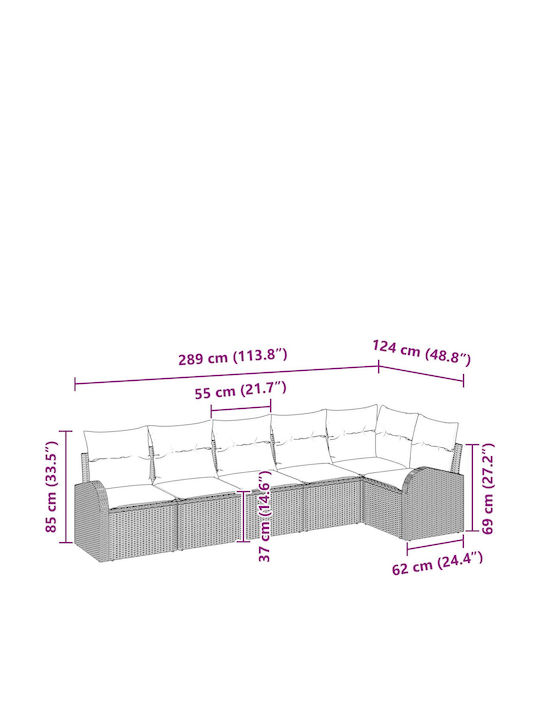 Ecksofa Für Den Außenbereich Rattan