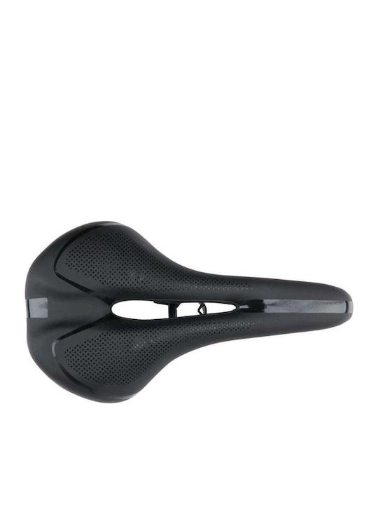 Dunlop Fahrradsattel Schwarz mit Gel 270 x 145 mm
