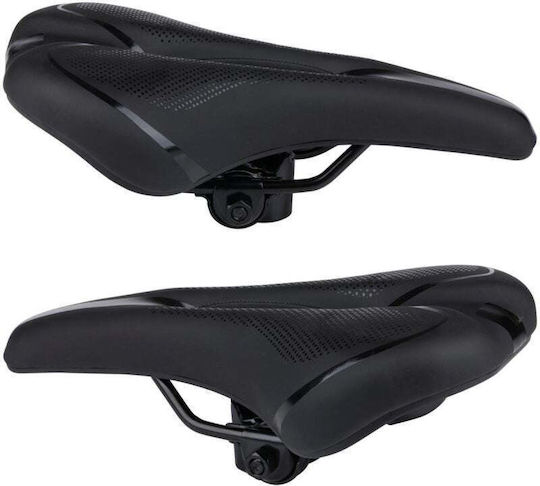 Dunlop Saddle Șa de Bicicletă Neagră cu Gel 270 x 145 mm