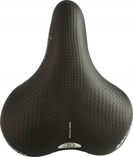 Selle Bassano Bicycle Saddle Black 245 x 225 mm
