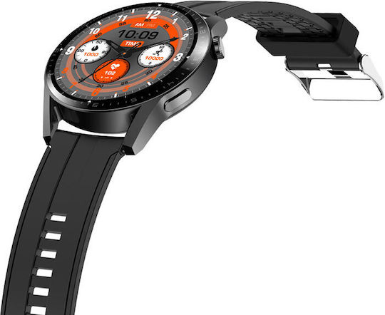 Tracer SM9 PulseRay Smartwatch with Heart Rate Monitor (Black)