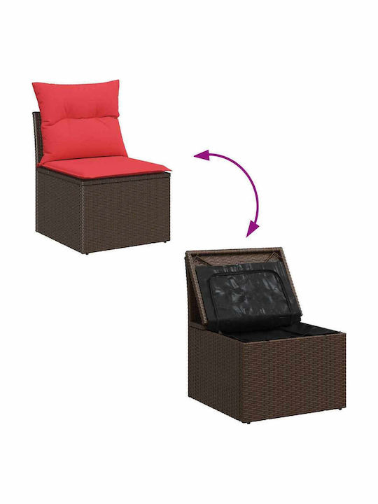 Outdoor Corner Rattan Sofa With Cushions