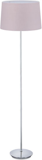 Relaxdays Lampadar de Podea Înălțime 1485xLungime 40 cm cu Bază pentru Bec E27 Roz