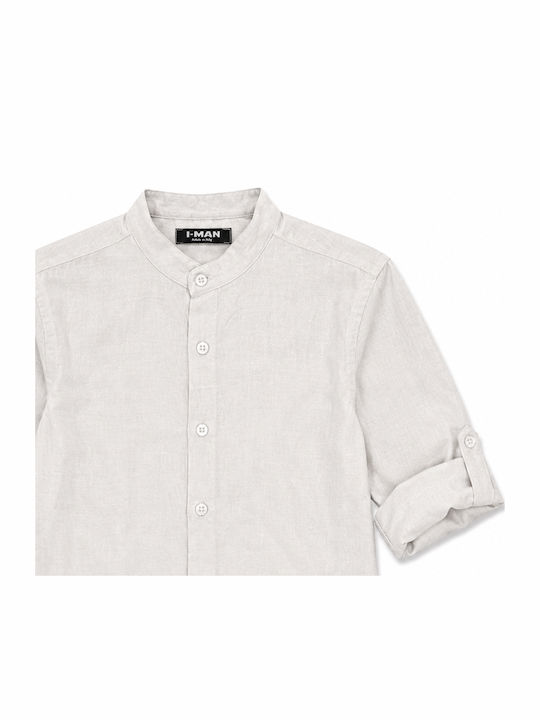 Tricou Pentru Copii Mânecă Lungă Din In Cy061colorekrou